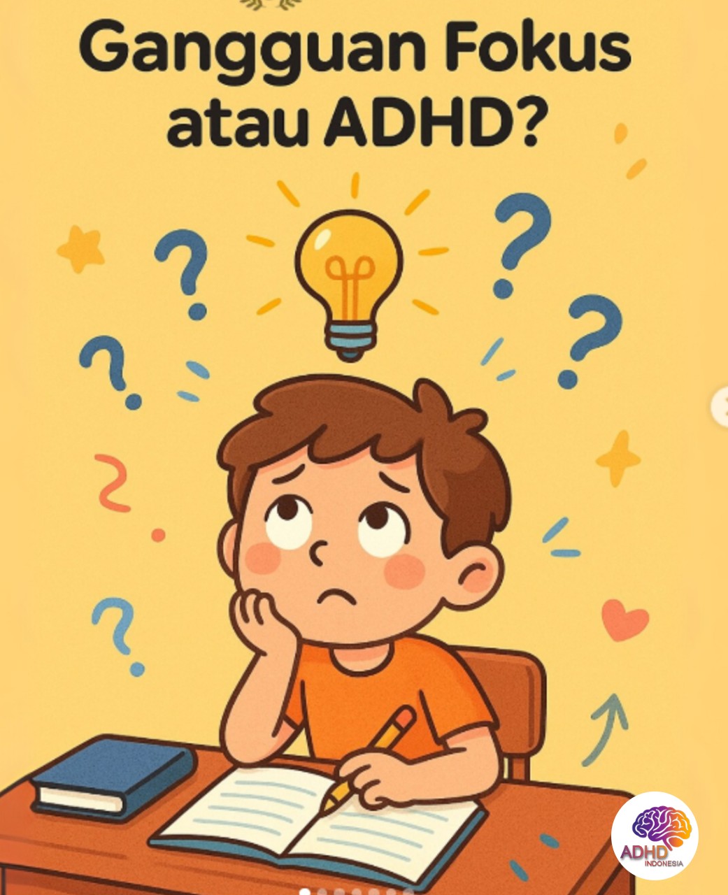 ADHD dan Kesulitan Fokus Anak: Edukasi untuk Keluarga di Kabupaten Tapin