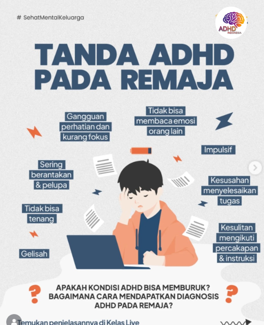 Screening ADHD Non-Diagnostik: Edukasi Awal bagi Orang Tua di Kabupaten Tapin